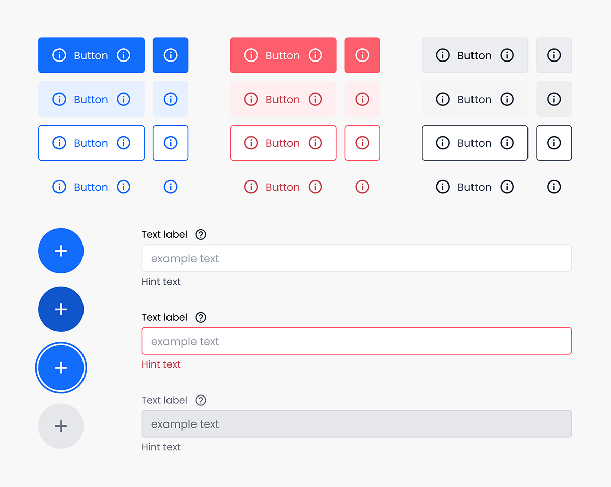 Primitives: Buttons and Icon Buttons